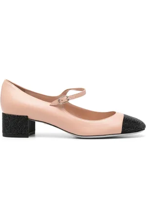 RENE CAOVILLA Zapatillas Kristen con tacón de 40mm