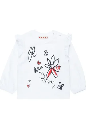 Marni Playera con ilustración estampada
