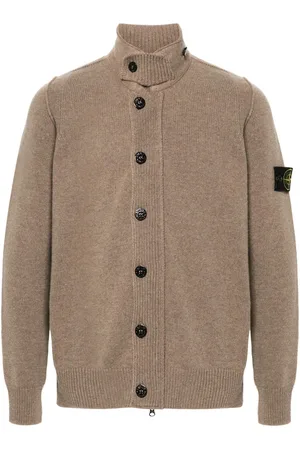 Stone Island Cárdigan con distintivo Compass