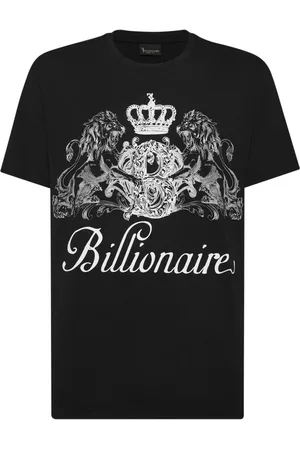 BILLIONAIRE Playera con logo estampado