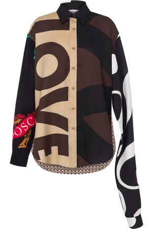 Moschino Camisa asimétrica con diseño color block