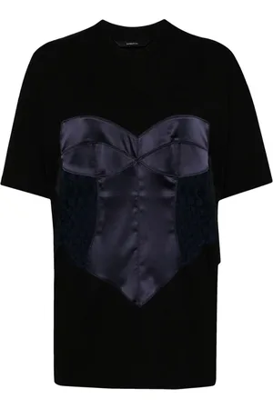 pushBUTTON Playera Bustier Mixed