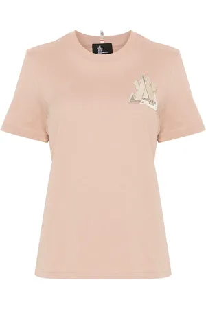 Moncler Playera con logo de montaña