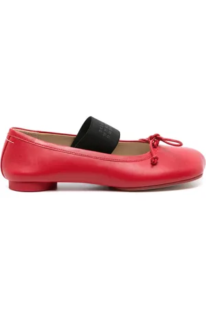 Maison Margiela Flats con logo estampado