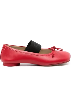 Maison Margiela Flats con logo estampado
