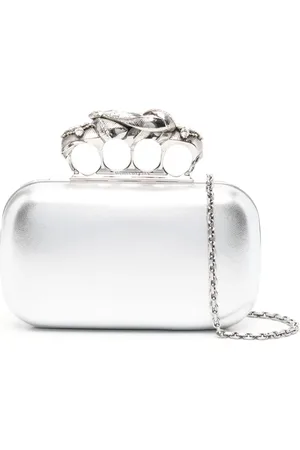 Alexander McQueen Bolsa de mano Snake Knuckle