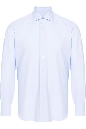 BARBA Camisa con motivo geométrico