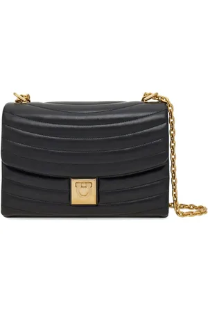 Salvatore Ferragamo Bolsa de hombro capitonada mediana