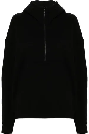 Saint Laurent Hoodie con medio cierre
