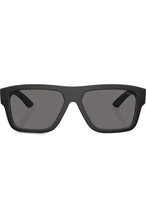 Prada Lentes de sol con armazón cuadrada estampada