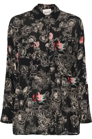 SEMICOUTURE Camisa con estampado floral