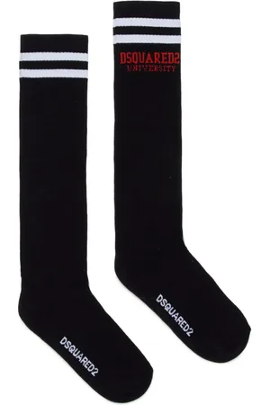 Dsquared2 Calcetines con logo en intarsia