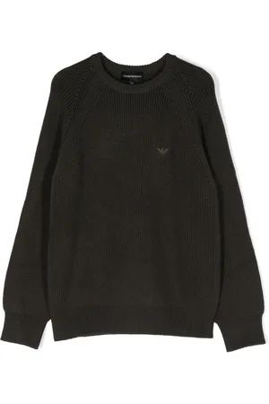Emporio Armani Suéter tejido fisherman