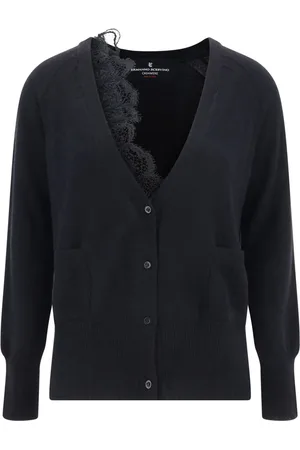 ERMANNO SCERVINO Cárdigan con ribete de encaje