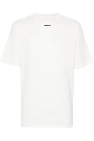 Jil Sander Playera con logo estampado