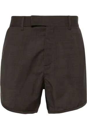 MARTINE ROSE Shorts de vestir con estampado pied de poule