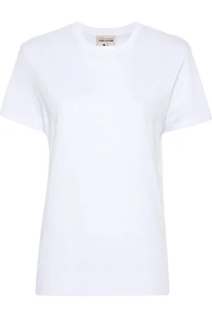 SEMICOUTURE Playera con cuello redondo