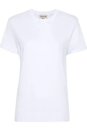 SEMICOUTURE Playera con cuello redondo
