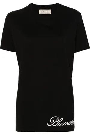 BLUMARINE Playera con logo estampado