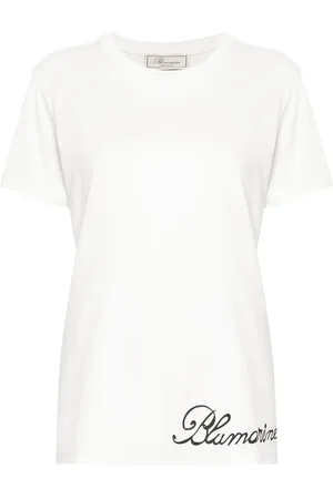 BLUMARINE Playera con logo estampado