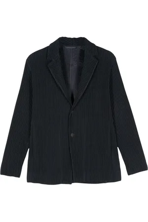 Issey Miyake Blazer con efecto plisado