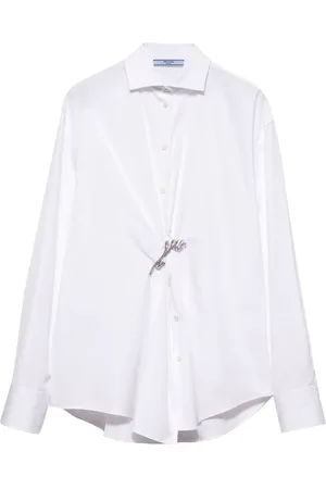 Prada Camisa con detalle de broche