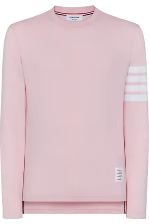 Thom Browne Playera manga larga con tres rayas