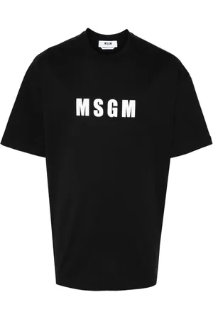 Msgm Playera con logo estampado