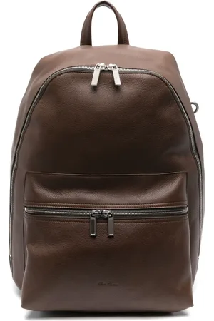 Rick Owens Mochila con logo en relieve
