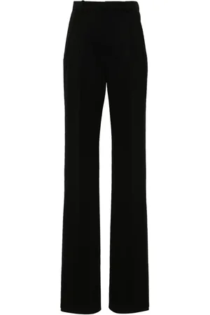Saint Laurent Pantalones con tiro alto