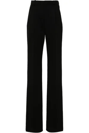 Saint Laurent Pantalones con tiro alto