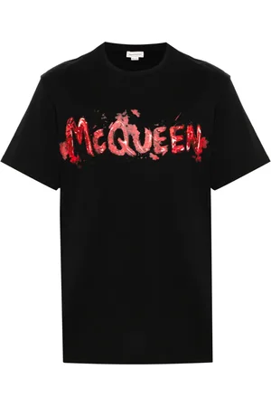 Alexander McQueen Playera con estampado de grafiti