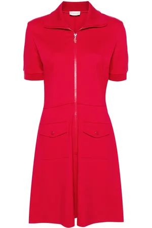 Moncler Vestido corto con aplique del logo