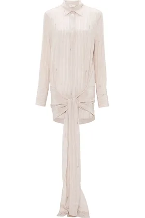BLUMARINE Vestido corto con logo estampado