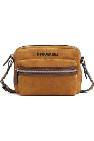 Dsquared2 Mochila tipo mensajero con letras del logo