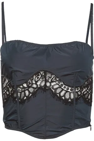 FLEUR DU MAL Top estilo bustier con cordones