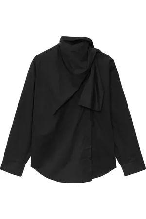 Msgm Blusa fruncida con diseño retorcido