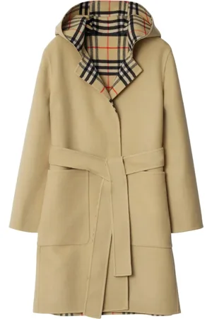 Burberry Abrigo con motivo Vintage Check