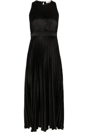 Sandro Vestido plisado con efecto satinado
