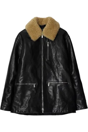 Burberry Chamarra con cuello de lana