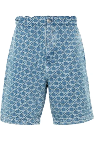 Sandro Shorts de mezclilla con logo en jacquard