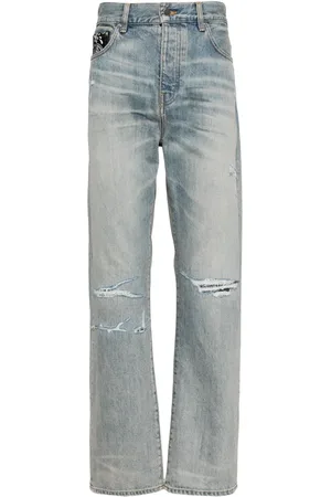 AMIRI Jeans rectos Bandana Repair