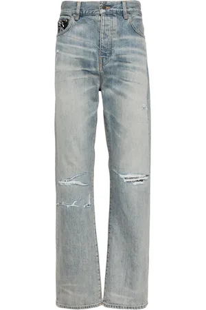 AMIRI Jeans rectos Bandana Repair