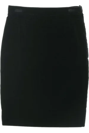 Saint Laurent Falda de terciopelo 1970