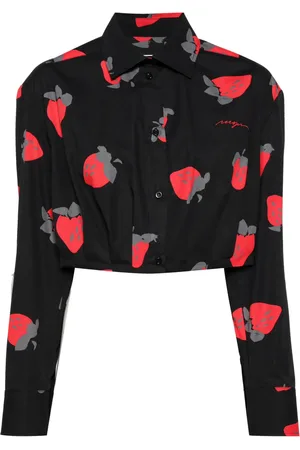 Msgm Playera corta estampada