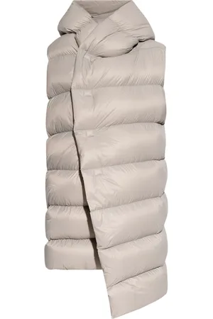 Rick Owens Chaleco capitonado con capucha
