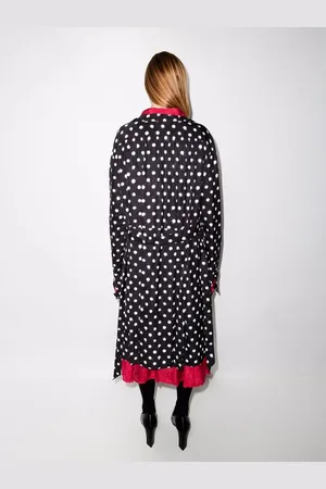 Balenciaga Vestido reversible con cinturón