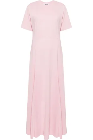 Msgm Vestido largo bordado