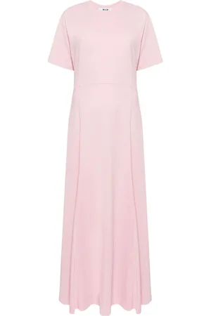 Msgm Vestido largo bordado