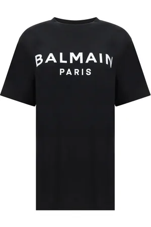 Balmain Playera con logo estampado